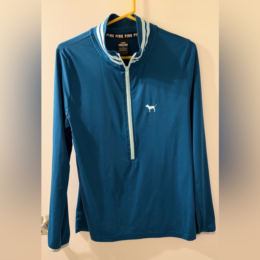 PINK Victoria's Secret Blue Athletic Jacket